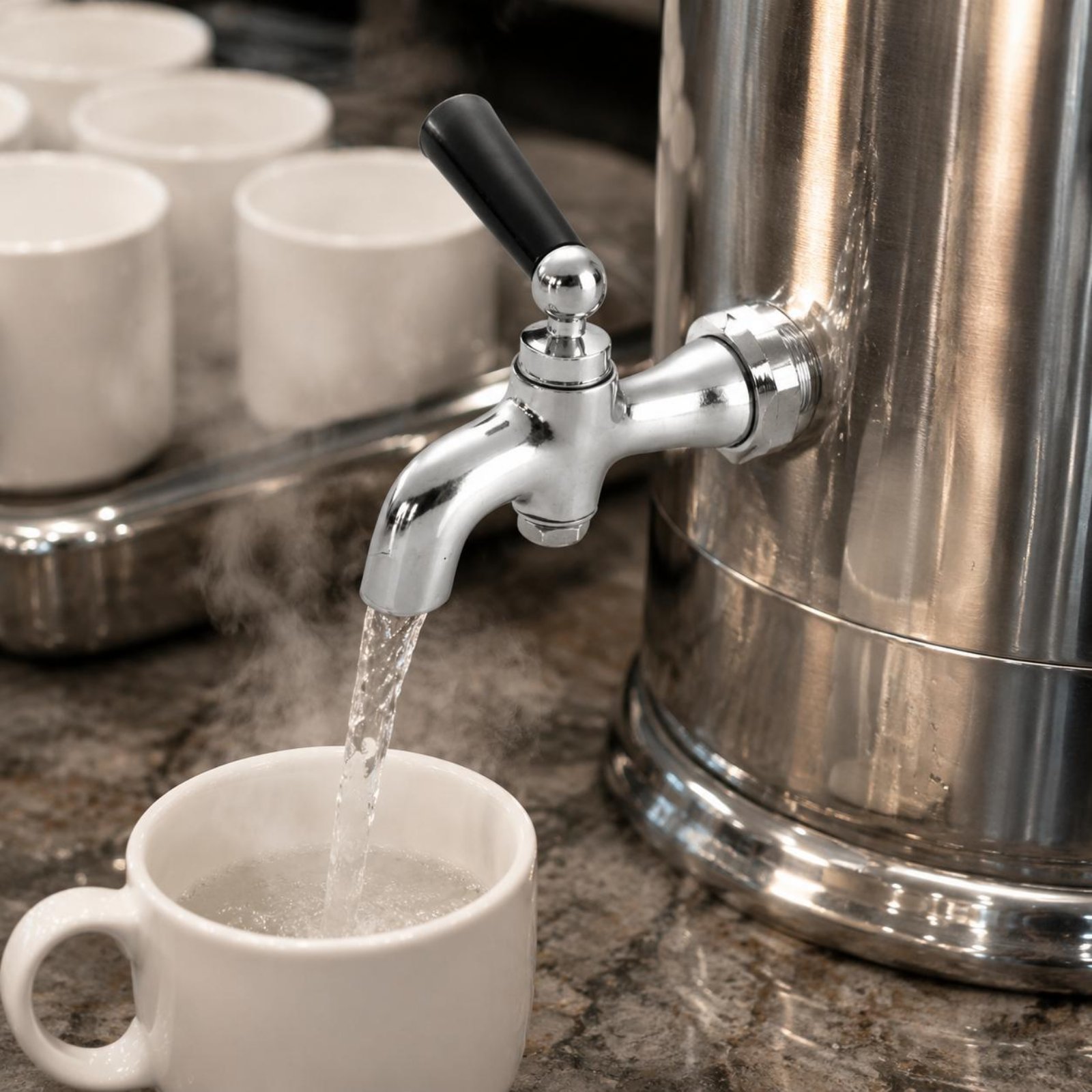 Commercial Kitchen Parts & Service - Electric Water Boiler Faucet Long-Lasting Hot