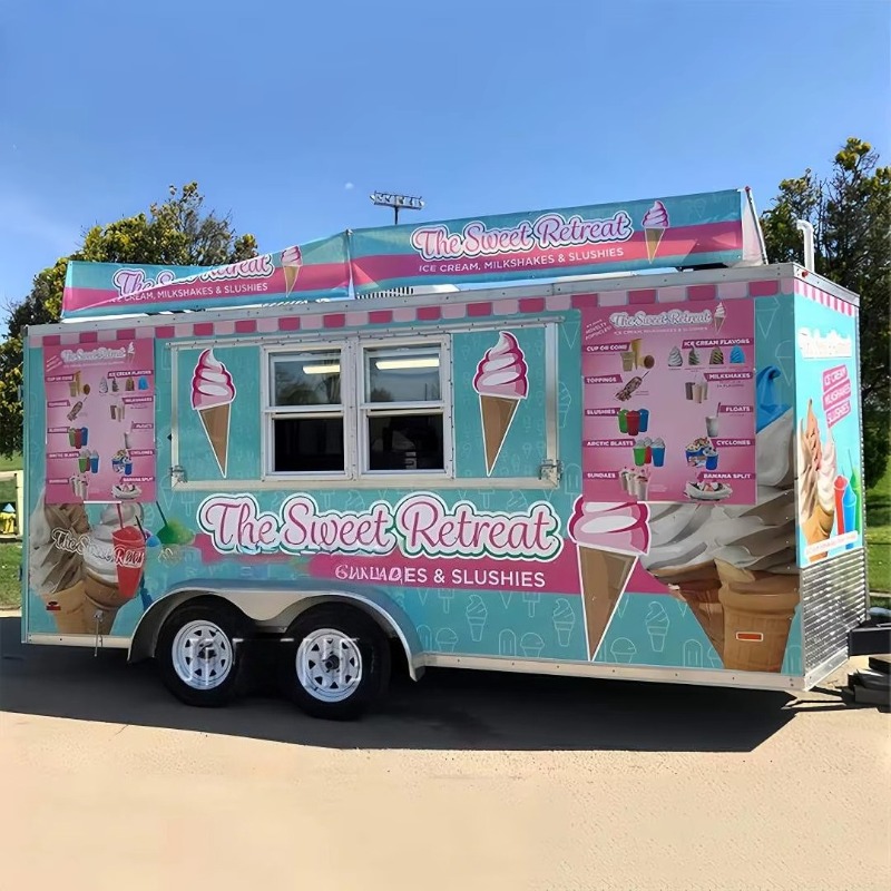 Commercial Kitchen Trailer - USA Approved Custom Food Trailer Commercial