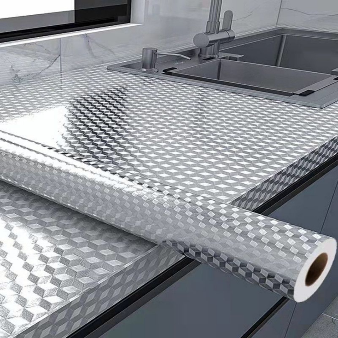 Commercial Kitchen Warmer - Aluminum Foil Kitchen Stove Sticker, Oil-Proof