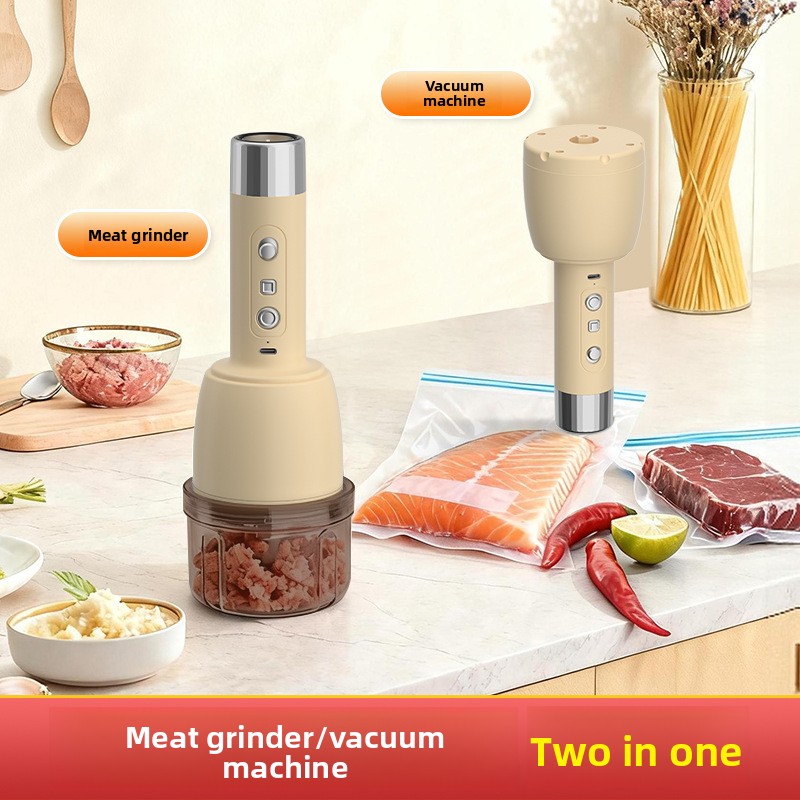 Meat Grinder Electric - 2 In 1 Household Electric Grinder