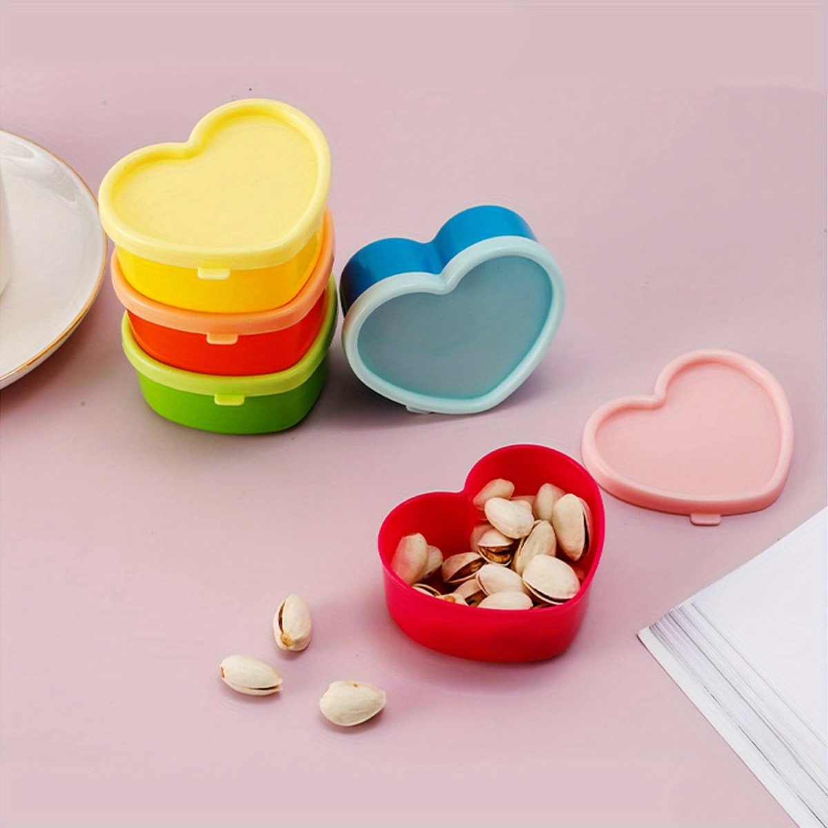 Commercial Kitchen Utensil Organizer - 5PCS Mini Lunch Box Condiment Storage