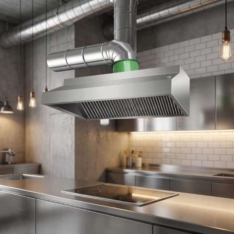 Commercial Kitchen Kitchen - Commercial Customizable Kitchen Wall-mounted Stainless Steel
