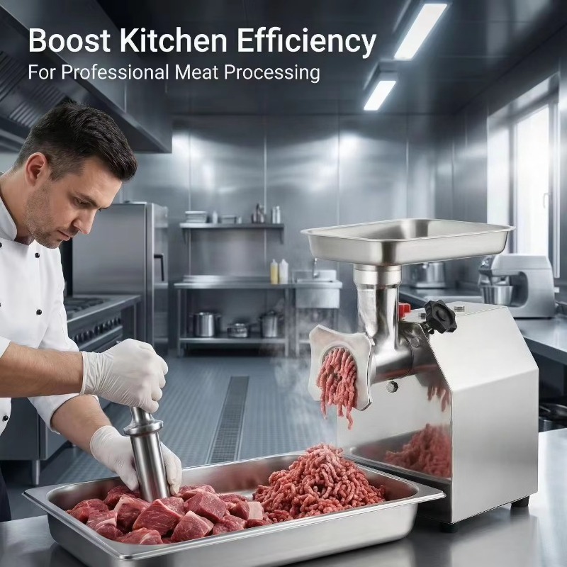 Meat Grinder Electric - New Automatic Tabletop Commercial Electric Meat
