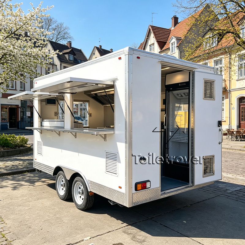 Commercial Kitchen Trailer - Customizable Commercial Mobile Food Cart Remorque