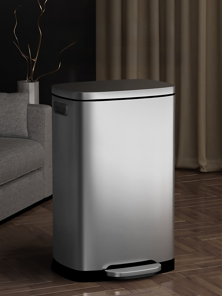 Commercial Kitchen Garbage Can - Large Capaci Stainl Steel Tra Can