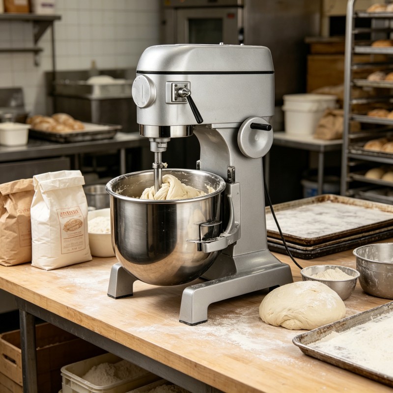 Commercial Kitchen Kitchen - Stainless Steel Commercial Dough Mixer Planetary