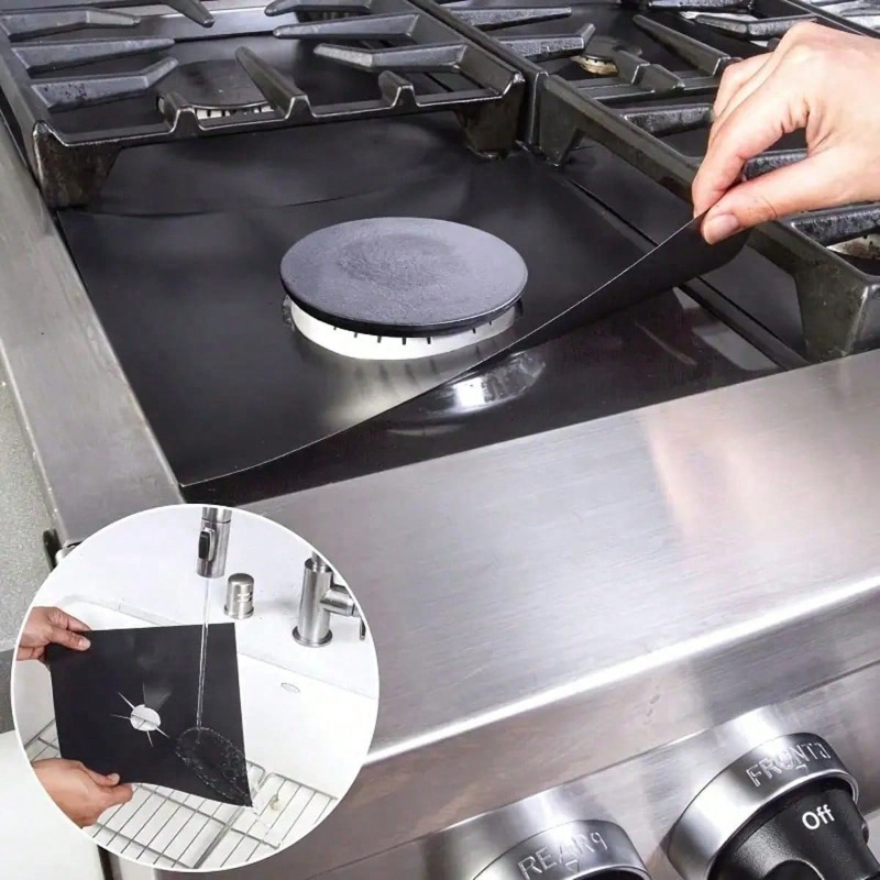 Commercial Kitchen Warmer - 2/4/6/8 Pcs Gas Stove Protector Cooker