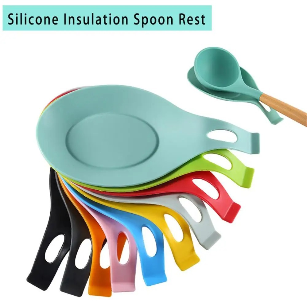 Commercial Kitchen Warmer - Silicone Heat Insulation Spoon Utensil Holder