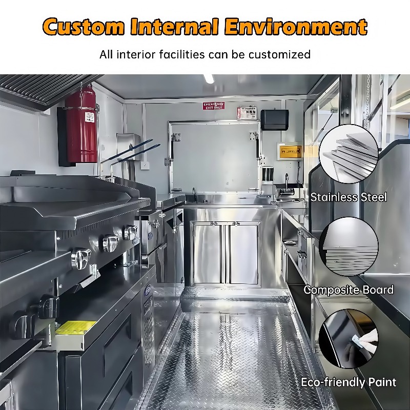 USA Approved Custom Food Trail - Commercial Kitchen Trailer recension och pris