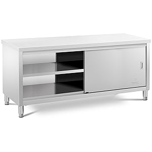 Stainless Steel Workbench Heav - Commercial Kitchen Prep Table With Storage recension och pris