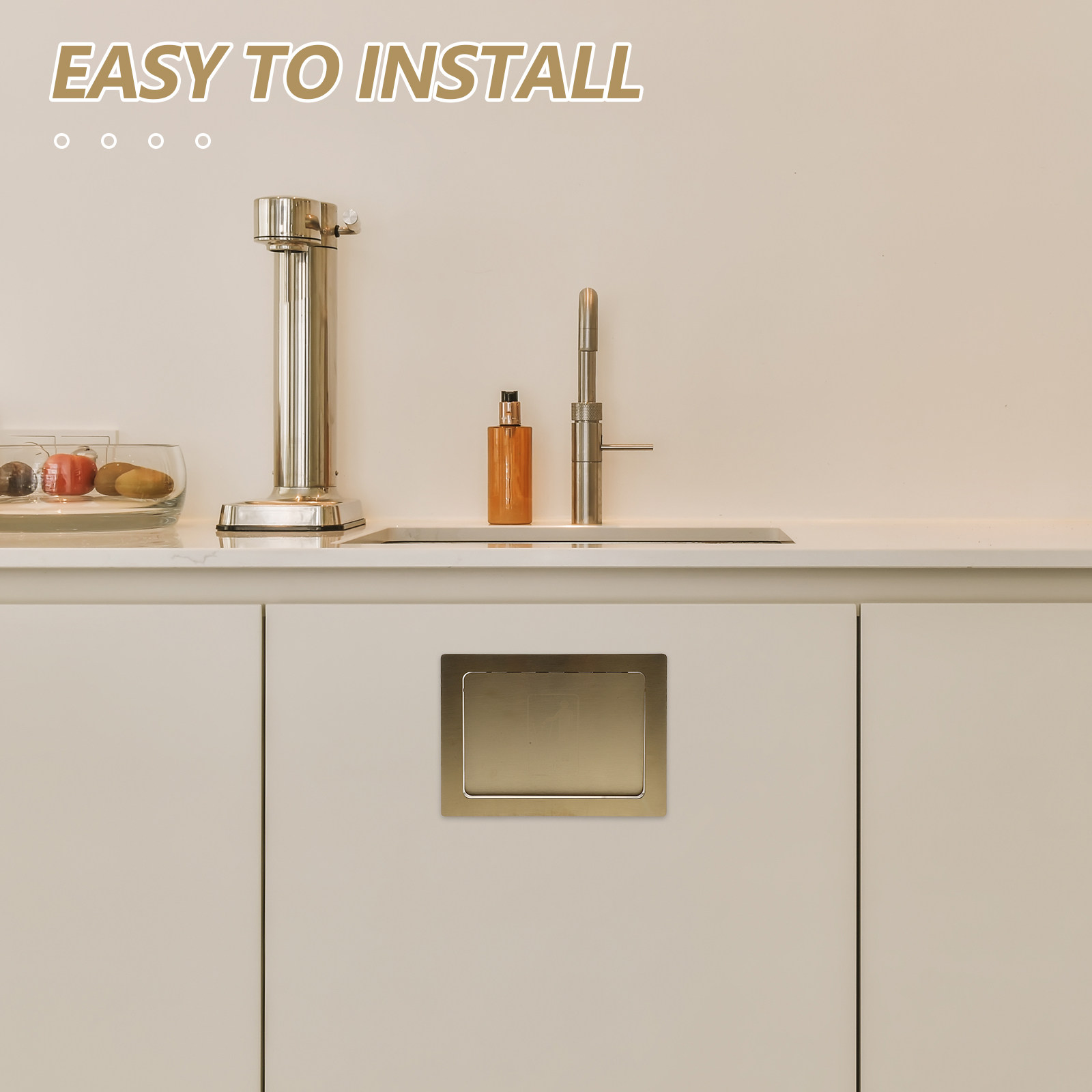 Embedded Stainless Steel Garba - Commercial Kitchen Garbage Can recension och pris