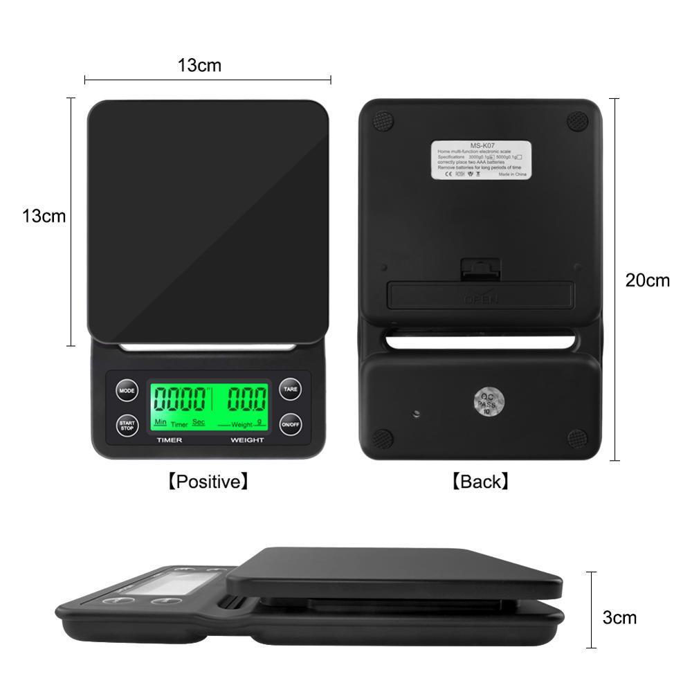 3kg/0.1g 5kg/0.1g Drip Coffee  - Commercial Kitchen Timer recension och pris