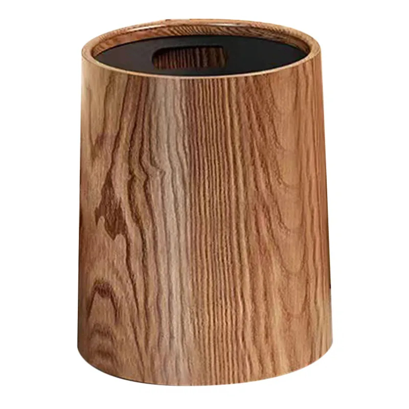 Durable Wood Grain Garbage Can - Commercial Kitchen Garbage Can recension och pris