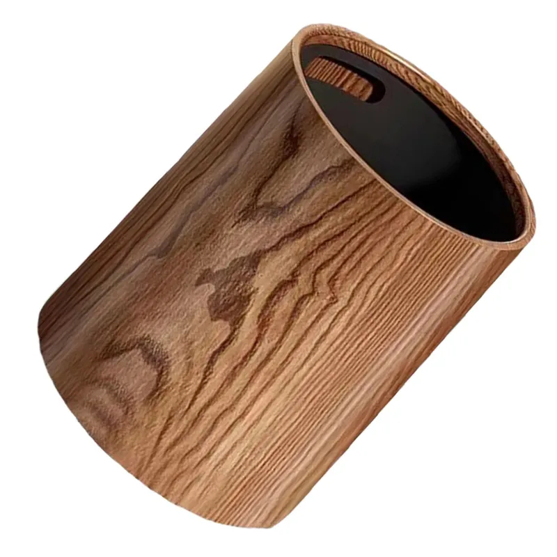 Durable Wood Grain Garbage Can - Commercial Kitchen Garbage Can recension och pris