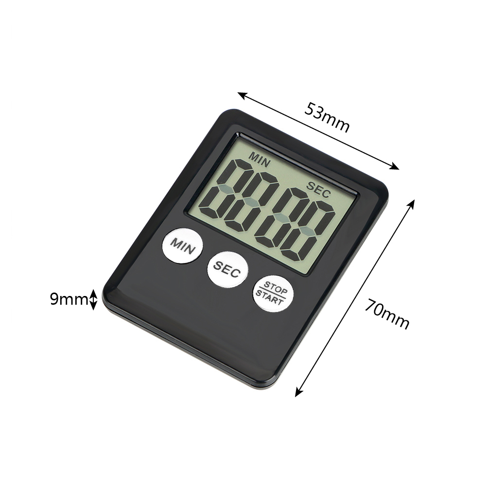 DIYWORK Alarm Clock Square Lar - Commercial Kitchen Timer recension och pris