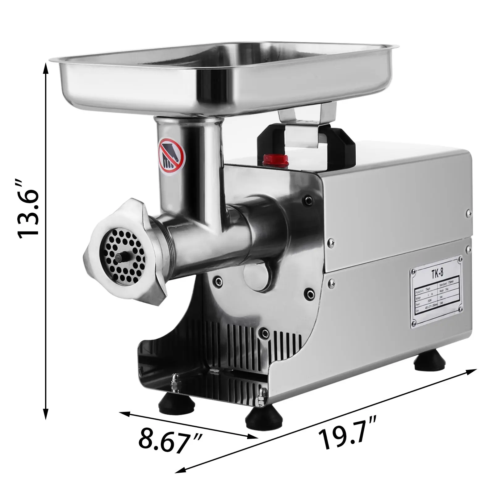 Kitchen Heavy Duty Stainless S - Meat Grinder Electric recension och pris