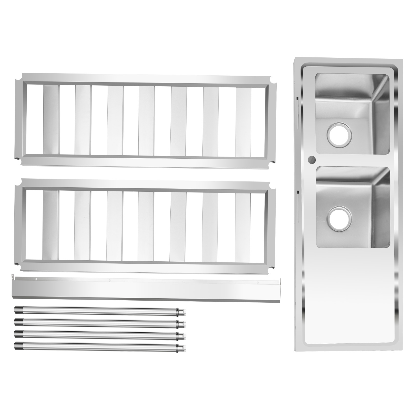 Commercial Restaurant Sink, St - Commercial Kitchen Prep Table With Storage recension och pris
