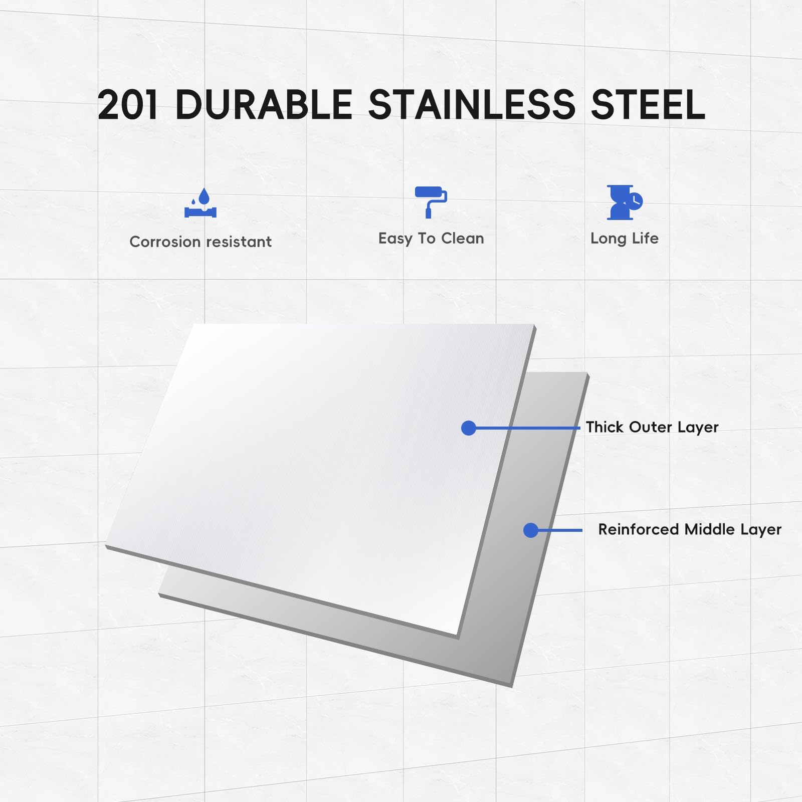 48x24 Heavy Duty Stainless Ste - Commercial Kitchen Prep Table With Storage recension och pris