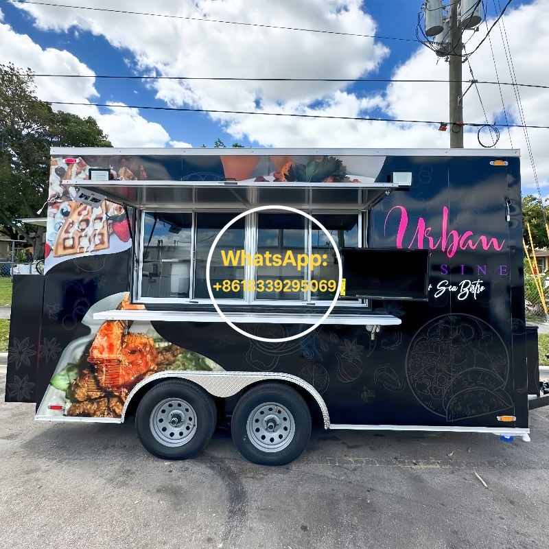 Mobile Food Trailer Fast Food  - Commercial Kitchen Trailer recension och pris
