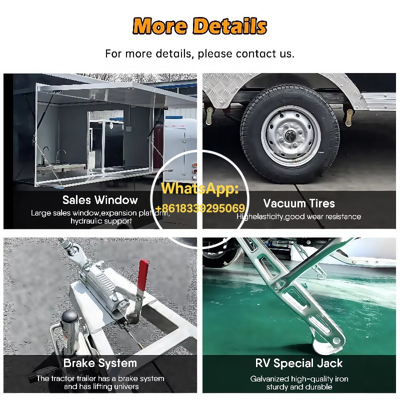Mobile Food Trailer Fast Food  - Commercial Kitchen Trailer recension och pris