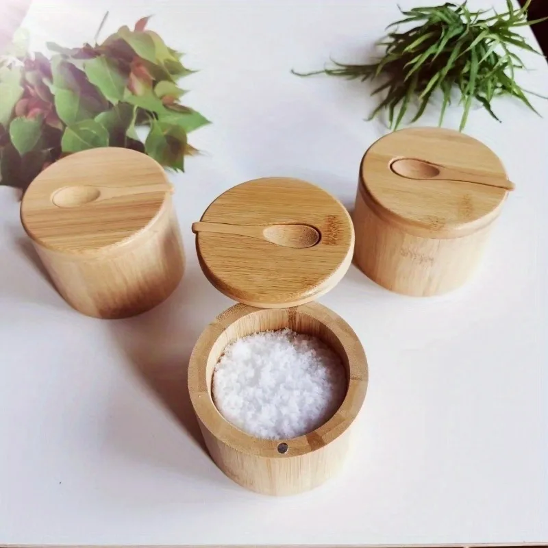 Bamboo Salt And Pepper Seasoni - Commercial Kitchen Utensil Organizer recension och pris