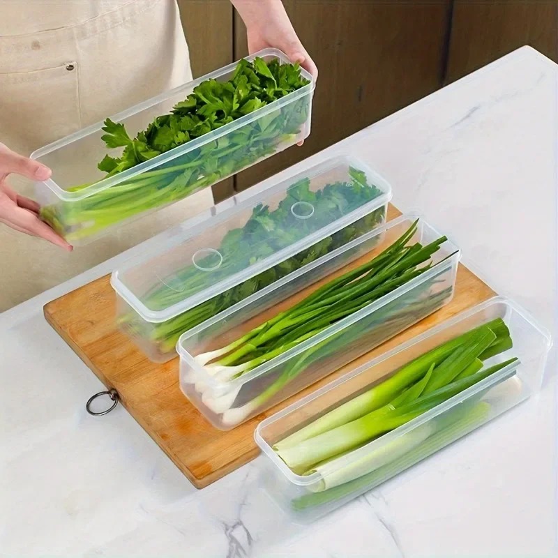 1/2/4Pcs Green Onion Fresh-kee - Commercial Kitchen Utensil Organizer recension och pris