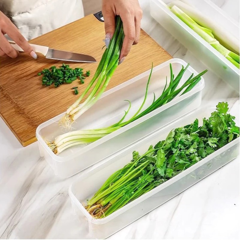 1/2/4Pcs Green Onion Fresh-kee - Commercial Kitchen Utensil Organizer recension och pris
