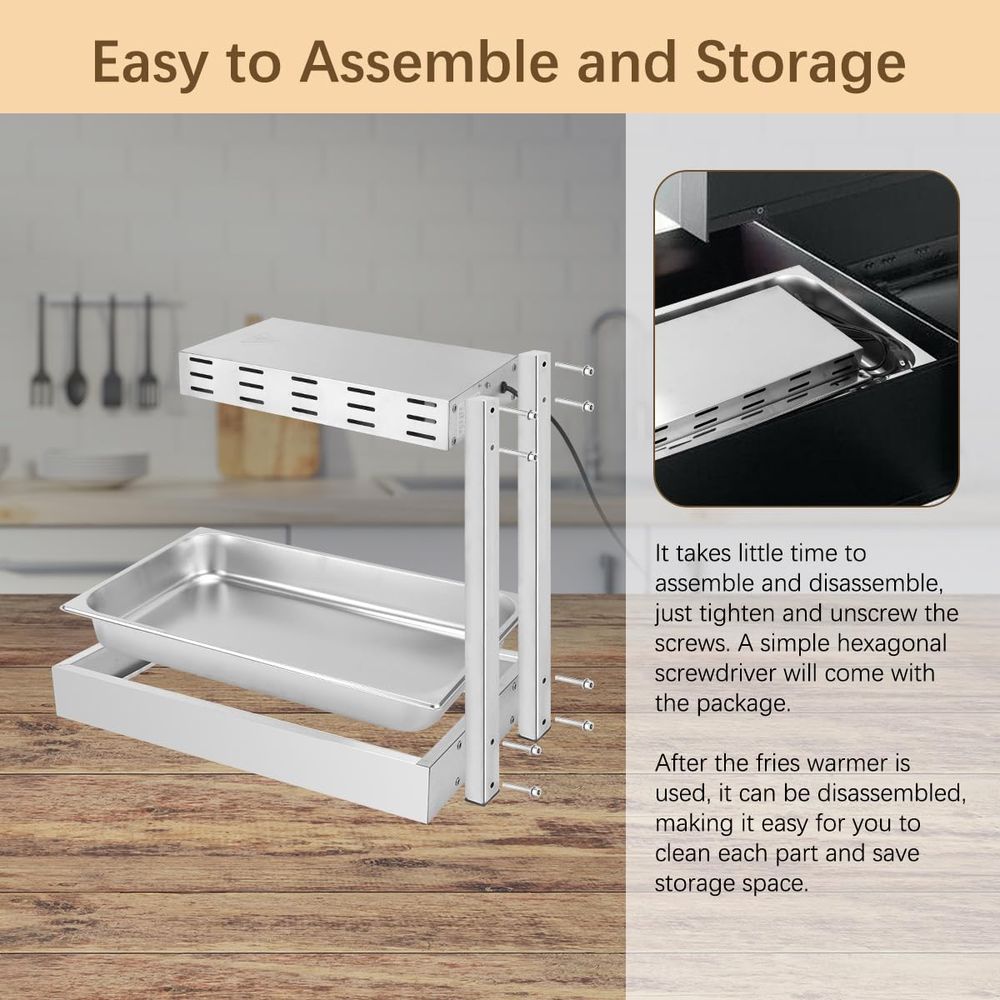 French Fry Warmer, Commercial  - Commercial Kitchen Warmer recension och pris