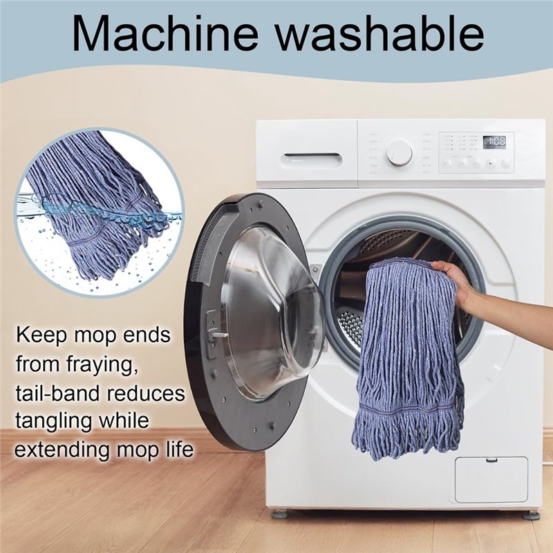 Washable String Mop Heads 4 Pa - Commercial Kitchen At Home recension och pris