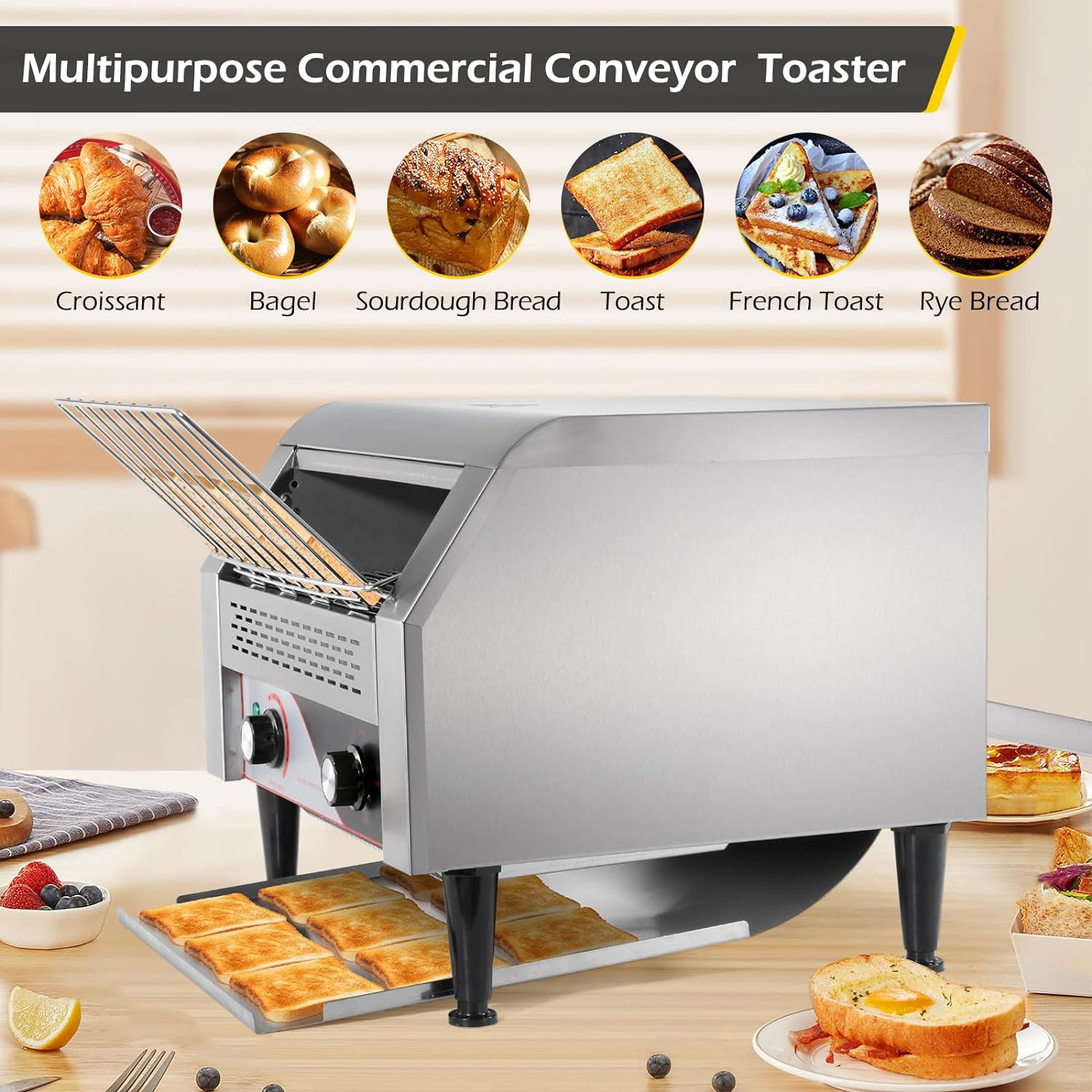 Large Capacity Commercial Toas - Commercial Kitchen At Home recension och pris