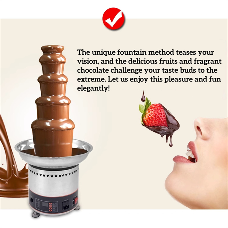 5 layers/6 layers Commercial C - Chocolate Fountain Commercial recension och pris