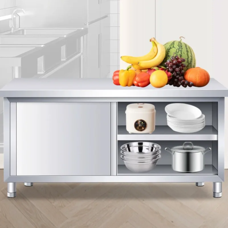 Bar Cart Stainless Steel Kitch - Commercial Kitchen Prep Table With Storage recension och pris
