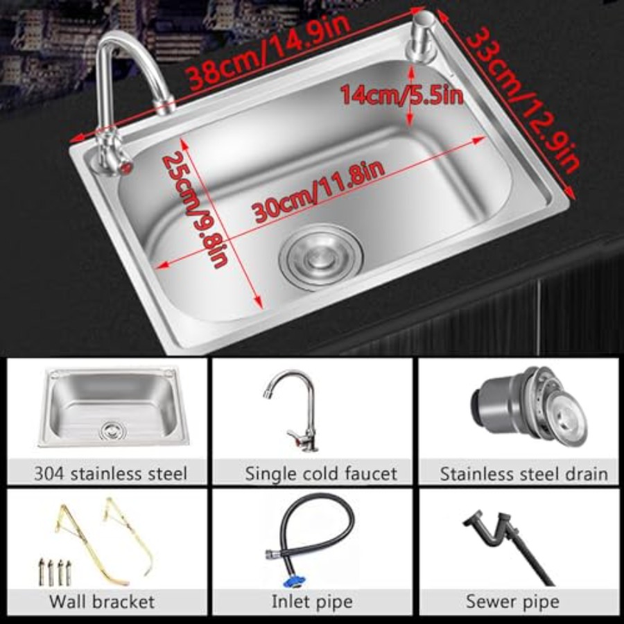 Commercial wall mount stainles - Commercial Kitchen Kitchen recension och pris